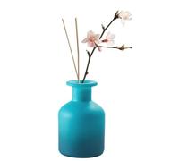 flacone da 150ml diffusore in vetro vuoto per aromaterapia barattolo accessori per profumeria, uso con oli essenziali bastoncini di ricambio per diffusori fai da te decorazioni artigianali blu sfumato
