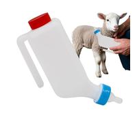 Flacone da allevamento per latte di agnello, 800 ml, per vitelli, ciuccio con capezzolo per capra | Attrezzatura per l'infanzia per agnelli, vitelli, cuccioli e altri animali giovani, PP + silicone
