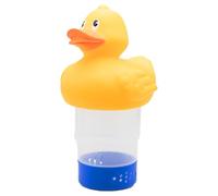 Flacone di cloro Floater - Forma di anatre - Dispenser galleggiante - Supporto chimico regolabile | Dolce Tab animale con design robusto per la pulizia 'acqua della piscina, grande cortile