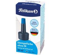 Flacone di inchiostro Pelikan per timbri 28 ml - Senza olio - Asciugatura rapida - Resistente all'acqua - Blu intenso