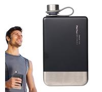 Flacone di Liquore - Barattoli Sottili A Prova di Perdite - Bottiglia Di Acqua Riutilizzabile In Acciaio Per Soda Caffè Rinfreschi Escursioni Campeggio Bevande All'aperto