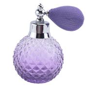 Flacone di profumo in cristallo da 110 ml, atomizzatore bianco, vetro ricaricabile