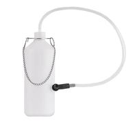 Flacone di spurgo da 1 litro,TONZACK flacone di raccolta del liquido dei freni, serbatoio del liquido dei freni per la raccolta del liquido dei freni con tubo flessibile da 60 cm e adattatore in gomma
