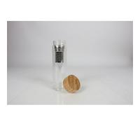 Flacone di Vetro Teeflasche Siebflasche 350ml Con Teiera & Cap Bambù Borraccia
