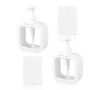Flacone Dispenser Da 4 Pezzi, Flacone Trasparente, Flacone Spray per Carte, Flacone Dispenser Ricaricabile, Dispenser per Gel Doccia, Flacone per Lozione Crema, Adatto per Viaggi E Viaggi D'affari
