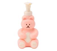 Flacone Dispenser di Sapone 250 Ml/500 Ml Dispenser di Sapone Liquido Per Mani a Forma di Orso di Cartone Animato, Condizionatore con Pompa a Spinta, Contenitore Per Doccia(250ml Pink)