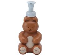 Flacone Dispenser di Sapone 250 Ml/500 Ml Dispenser di Sapone Liquido Per Mani a Forma di Orso di Cartone Animato, Condizionatore con Pompa a Spinta, Contenitore Per Doccia(500ml Dark Brown)