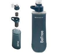 Katadyn BeFree, filtro dell'acqua AC 0,5 l, colore blu ardesia, bottiglia filtrante ultraleggera con carbone attivo e membrana EZ-Clean ™, acqua potabile sicura sempre e ovunque, ideale per esterni,