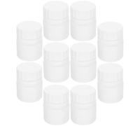 Flacone Hdpe da 30ml, Contenitore Sigillato per Medicinali, 12 Pezzi | Tappi a Vite, Formato Bianco, Leggero e Portatile, per Polveri e Piccole Dosi