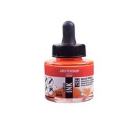Flacone inchiostro acrilico - AMSTERDAM - 30ml - Arancio riflesso - Resistente all'acqua - Versatile