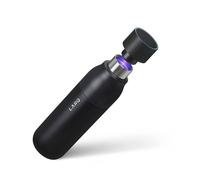 LARQ PureVis 740ml - Borraccia autopulente e isolata in acciaio inox con purificatore UV e design premiato | 24 ore fredda o 12 ore calda | Smart termica, Obsidian Black