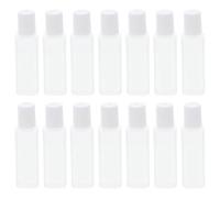 Flacone Liquido Occhi da Viaggio 0,39 Oz in Plastica Pp, 25 Pezzi | Tappo a Vite e Chiusura Sigillata, Trasparente e Resistente Agli Urti, per Borsa Palestra e Lezione