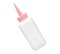 Flacone multiuso per tinture per capelli, flacone da 160 ml, con applicatore per il colore dei capelli, con contagocce, con scala graduata, bocca dritta, applicatore per tinture a olio per capelli