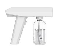 Flacone nebulizzatore spray da 250 ml, ricaricabile, per la pulizia della fine, indicatore di luce blu, strumento per la rimozione della polvere di casa, auto, per abbigliamento, tappeti