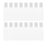 Flacone per Cura Lenti Contatto da Viaggio 0,39 Oz in PP 25 Pezzi | Riutilizzabile e Ricaricabile, Tappi a Vite Sigillati, per Valigie e Piccole Dosi di Toner
