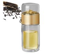 Flacone per infusione per tè - isolante in isolante a doppio strato da 14 once con filtro riutilizzabile | Bottiglia da viaggio in acciaio per viaggi a casa