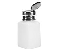 Flacone per Pompaggio per Unghie da 200 Ml, Dispenser di Liquido Detergente per Trucco Ricaricabile per Rimozione Smalto con Coperchio in Acciaio Inossidabile per L'uso Quotidiano