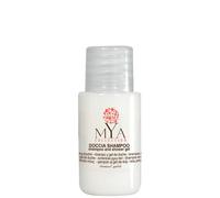 Flacone shampoo doccia da 20 ml, Confezione da 140 pz, Linea Cortesia hotel Mya Collection set da viaggio per camere Hotel B&b ed agriturismo