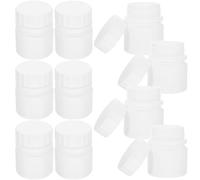 Flacone Solido Hdpe 30ml con Tappo a Vite, 12 Pezzi Bianco | Contenitore per Medicinali Riutilizzabile, Leggero e Tenuta, Formato da Viaggio per Dosi Piccole Quotidiane