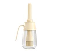 Flacone Spazzola per Olio 300ml in Vetro con Pennello in Silicone Integrato