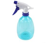 Flacone spray in plastica da 500 ml con grilletto per vari usi come pulizia, capelli, giardino e oli essenziali, design comodo e portatile (blu)