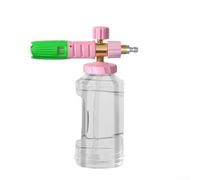 Flacone spray in schiuma ad alta pressione, 1000 ml, con ugello regolabile per lavaggio auto, connettore in acciaio inossidabile e ottone, compatibile con idropulitrice (e)