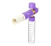 Flacone spray in schiuma resistente agli agenti chimici per idropulitrici con design a innesto rapido da 1/4 e alloggiamento trasparente per monitoraggio in tempo reale (viola)