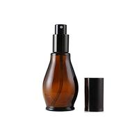Flacone spray in vetro ambrato da 30 ml, con nebulizzatori sottili e tappo anti-polvere, per la pulizia di cosmetici, aromaterapia, massaggi, confezione da 3
