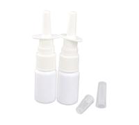 Flacone spray nasale vuoto, 2 pezzi Flaconi spray nasale vuoti ricaricabili in plastica bianca Pompa spruzzatore Contenitore fiala per applicazioni di lavaggio con acqua salina