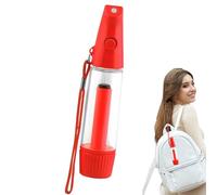 Flacone spray, nebulizzatore ricaricabile, bottiglia cosmetica portatile compatta | 15,5 x 4 cm ABS per la cura della pelle per viaggi, idratazione all'aperto e aggiornamento del trucco | rosso/bianco