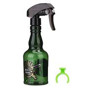 Flacone spray per nebulizzazione fine per capelli retrò da 280 ml, nebulizzatore per piante a pressione portatile, strumenti per capelli da barbiere in plastica per la pulizia (Verde)