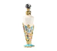 Flacone vuoto di alta qualità da 25 ml con opere d'arte realizzate in leghe di zinco e contenitore di profumo portatile in vetro e metallo