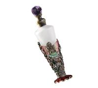 Flacone vuoto di alta qualità da 25 ml con opere d'arte realizzate in leghe di zinco e contenitore di profumo portatile in vetro e metallo