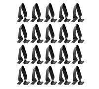 Flaconi 20PCS clip di fissaggio in metallo per interni di veicoli,Auto Cruscotto Clip Del Rivetto Del Metallo,Fermaglio per Cruscotti in Metallo,Clip di Fissaggio in Metallo(Nero)