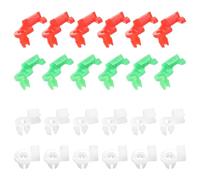 Flaconi 24PCS Clip di Fissaggio Della Serratura Della Portiera Dell'auto,Fissaggi Dell'asta Della Serratura Della Porta,Adatto per il Morsetto Della Leva Della Serratura Della Portiera Dell'auto