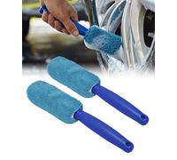 Flaconi 2PCS Spazzola Cerchi Auto,Spazzola Pulizia Cerchi Auto,Pulisci Cerchi Auto Spazzola,Spazzola per Lavaggio Cerchi Auto,Adatta a Molti Tipi di Cerchi in Alluminio e Acciaio (Blu)