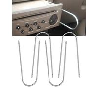 Flaconi 4 Pezzi Chiave per Sblocco dell’Autoradio,Strumento di rimozione dell'autoradio Chiave di sblocco DIN,Chiave Rimozione Stereo,Kit Universale per Rimozione E Smontaggio Autoradio(11x5cm)