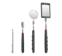 Flaconi 4PCS Attrezzi Officina Meccanica Auto,Outils D'inspection Télescopiques,Outil de Préhension Magnétique,Perfetto per l'ispezione di Perdite del Motore,Serbatoi d'Acqua e Parti di Auto Interne