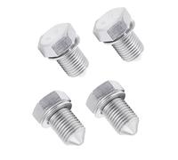 Flaconi 4PCS Tappo di Scarico Dell'olio per Auto,Tappo Coppa Olio,Tappo Scarico Olio con Anello di Tenuta,Tappo di Scarico Dell'olio Motore,Si Applica al Numero di Compatibilità N90813202