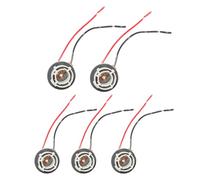 Flaconi 5PCS Connettore Portalampada per Auto,1156 1157 Lampadine a LED Portalampada,Lampadine Stradard con Attacco per Segnale Freno,per Auto Segnale di Girata Coda Stop Luce Freno Posteriore(2 Pin)