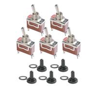 Flaconi 5PCS Interruttore a Levetta per Auto, Interruttore a Leva, Interruttore Auto, L'interruttore a Leva, Interruttore, Adatto a Tutti i Tipi di Auto,Navi,Auto da Corsa,Camion,Barche,Yacht