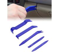 Flaconi 5pcs Kit Smontaggio Plastiche Auto,Leve Plastica Smontaggio Auto,Kit Smontaggio Pannelli Auto,Utensili a Leva per Auto,Kit Utensile di Smontaggio per Auto Porta Pannello,Radio,Cruscotto Auto