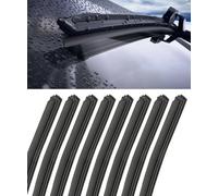 Flaconi 8PCS Gomma Tergicristallo Auto,Gommino Tergicristallo,Gomma Universale per Tergicristalli,Ricambio Gomma per Tergicristalli,Gommini Tergicristallo,Aadatti a tutti i Modelli di Auto Più Comuni