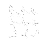 Flaconi 9PCS Clip di Fissaggio Della Lampadina del Faro Dell'auto,Clip a Molla di Ritenzione del Faro,Clip A Molla Di Fissaggio Per Lampadine H1 H3 H4 H7,Numero di Riferimento OE: 5ZHSFULLKIT