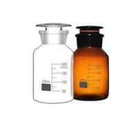 Flaconi a bocca larga Flacone for reagenti in vetro borosilicato(Brown 125ml)
