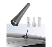 Flaconi Antenna per auto, accessori esterni auto, radio AM/FM/DAB, mini antenna corta con forte funzione di ricezione viti M4 M5 M6, ricambio automobilistico, adatta per la maggior parte delle auto