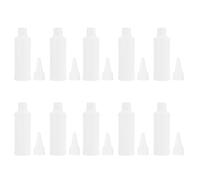 Flaconi Applicatori per Chioma 50ml Confezione da 25 Pezzi | Polietilene e Abs, Spremitura Semplice, Chiusura Anti-Perdita, per Tinta, Balsamo, Olio, Lozione e Vernice