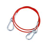 Flaconi Cavo Sicurezza Rimorchio,1M Corde da Strappare per Rimorchio,Cavo di Traino per Rimorchi Frenati,Adatto a Tutti i Tipi di Seguaci e Roulotte Frenate,Sostenitori,Camper,Barche e Altro Ancora