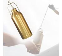 Flaconi da 300 ml con Peso per la Raccolta di Campioni di Acqua e Olio, Completi di Corda da 100 m e Attrezzi in Ottone, facilitano Il campionamento e Il Recupero, Ideali per Il monitoraggio