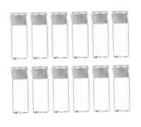 Flaconi da viaggio da 30 ml/1 oz con coperchio a scatto 12 flaconi da viaggio vuoti in plastica trasparente per articoli da toeletta shampoo acqua emolliente gel doccia emulsione